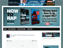 Tablet Screenshot of howtorapbook.com